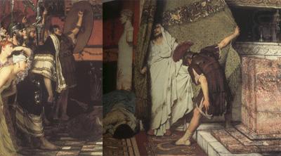 Alma-Tadema, Sir Lawrence A Roman Emperor AD 41 (mk23) china oil painting image